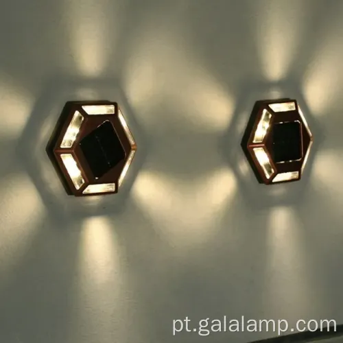 Luzes de jardim de LEDs duráveis ​​movidos a energia solar